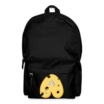 käse a - Rucksack - Schwarz - Vorne