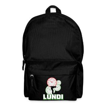 Montag - Rucksack - Schwarz - Vorne