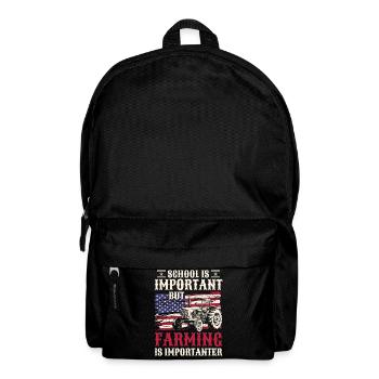 Bauer Acker Feld - Rucksack - Schwarz - Vorne