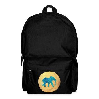Yoga Kreis Elefant Luxus Yogi Indien Meditation om - Rucksack - Schwarz - Vorne