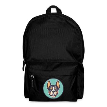 Braque Saint Germain Hunderasse Cartoon Kawaii Haustier - Rucksack - Schwarz - Vorne
