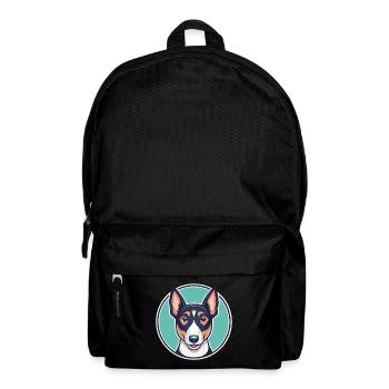 Chilean Fox Terrier Dog Breed Funny Cartoon Kawaii - Backpack - black - Front