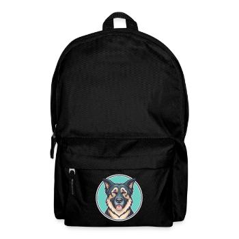 Berger Croate Race Dessin animé Kawaii Clipart - Sac à dos - noir - Devant