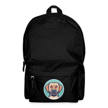 Brasileiro Dog Breed Cartoon Kawaii Clipart - Backpack - black - Front