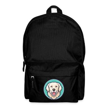 Kuvasz Hund Rasse Cartoon Kawaii Clipart Tier Haustier - Rucksack - Schwarz - Vorne