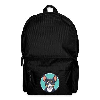 Majorque ratter chien race dessin animé Kawaii Clipart - Sac à dos - noir - Devant