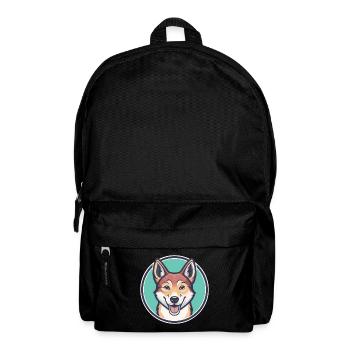 Neuguinea Singende Hunderasse Karikatur Kawaii - Rucksack - Schwarz - Vorne