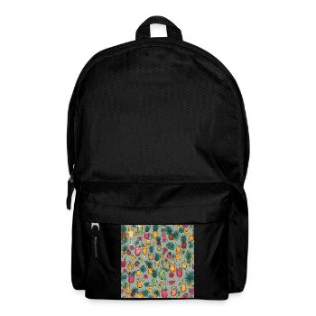 Tiki cocktail mash up - Backpack - black - Front