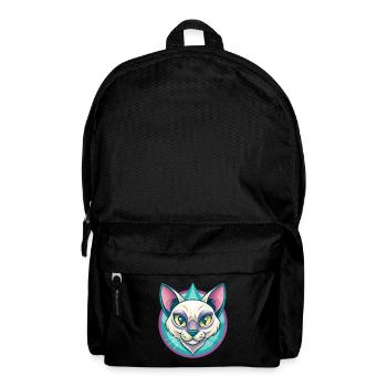 Chat thaïlandais race dessin animé Kawaii Animal Pet - Sac à dos - noir - Devant