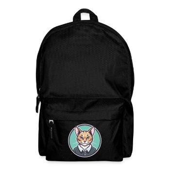 Australische Nebelkatzenrasse Cartoon Kawaii Tier - Rucksack - Schwarz - Vorne