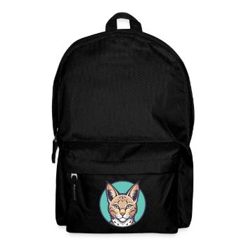 Chat pailleté de Californie Race Dessin animé Kawaii Pet - Sac à dos - noir - Devant