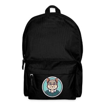 Raas Cat Breed Cartoon Kawaii Animal Pet - Backpack - black - Front