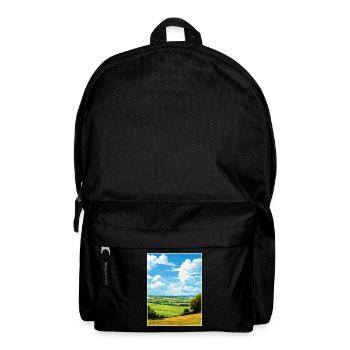 Kent Downs Aonb Reise Poster Souvenir Farbe WPA - Rucksack - Schwarz - Vorne