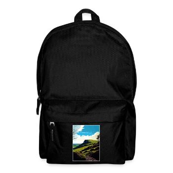 Mendip Hills Anob Travel Poster Souvenir Paint WPA - Backpack - black - Front