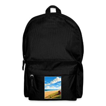Norfolk Coast Aonb Affiche de voyage Souvenir Paint WP - Sac à dos - noir - Devant