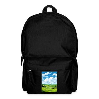 North Wessex Downs Aonb Travel Poster Souvenir WPA - Backpack - black - Front