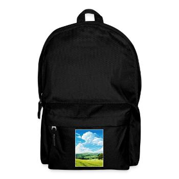 North Wessex Downs Aonb Travel Poster Souvenir WPA - Backpack - black - Front