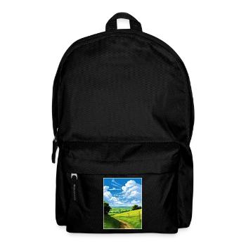 North Wessex Downs Aonb Travel Poster Souvenir WPA - Backpack - black - Front