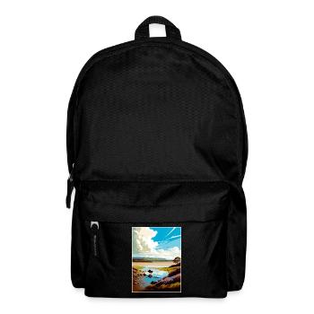 Arnside Et Silverd Vintage Voyage Poster Souvenir - Sac à dos - noir - Devant