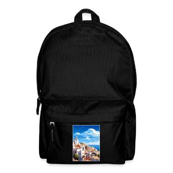 Tetouan Morocco Travel Poster Souvenir Paint WPA - Backpack - black - Front