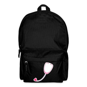 Coloured stethoscope - Backpack - black - Front