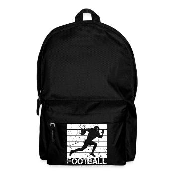 Football player - Backpack - black - Front