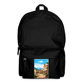 Corboda Argentina Travel Poster Souvenir Paint WPA - Backpack - black - Front