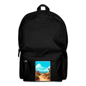 Jujuy Argentina Travel Poster Souvenir Paint WPA - Backpack - black - Front