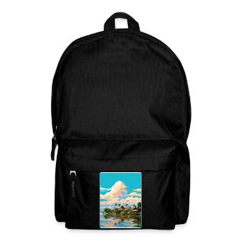 Manaus Brasilien Reise Poster Souvenir Malerei WPA - Rucksack - Schwarz - Vorne