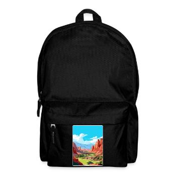 Cafayate Reise Poster Souvenir Postkarte Malerei - Rucksack - Schwarz - Vorne