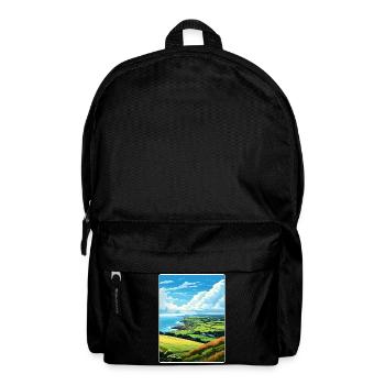 Cornouailles Aonb Voyage Affiche Peinture Souvenir WPA - Sac à dos - noir - Devant