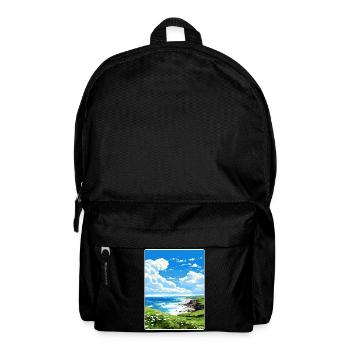 Cornouailles Aonb Voyage Affiche Peinture Souvenir WPA - Sac à dos - noir - Devant