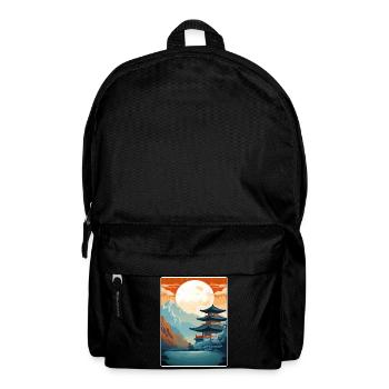 Séoul Corée du Sud Affiche de voyage Peinture Souvenir WPA - Sac à dos - noir - Devant