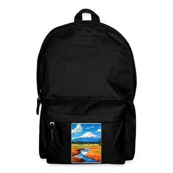 Lassen Volcanic National Park California Travel - Backpack - black - Front