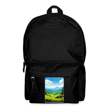 Great Smoky Mountains National Park Travel Poster - Backpack - black - Front