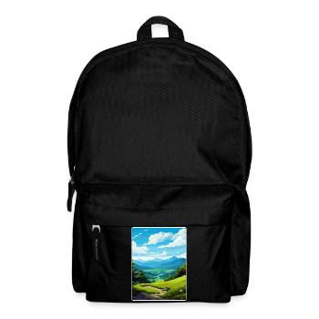Great Smoky Mountains National Park Travel Poster - Backpack - black - Front