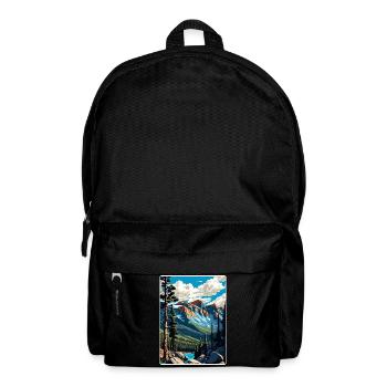 Rocky Mountain Nationalpark Colorado Travel Card - Rucksack - Schwarz - Vorne