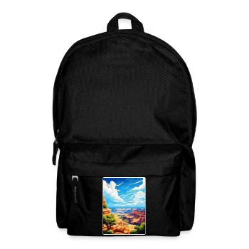 Grand Canyon National Park Arizona Travel Poster - Backpack - black - Front