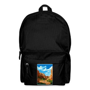 Mesa Verde Nationalpark Colorado Reiseposter - Rucksack - Schwarz - Vorne