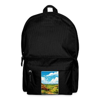 Theodore Roosevelt Nationalpark Reiseposter WPA - Rucksack - Schwarz - Vorne