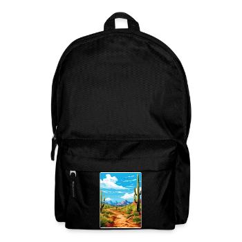 Saguaro National Park Arizona Travel Poster WPA - Backpack - black - Front