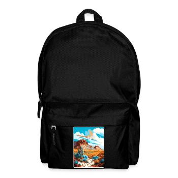 Big Bend National Park Travel Poster Souvenir WPA - Backpack - black - Front