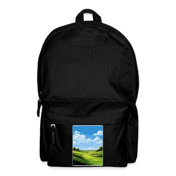 Bethpage Black Golf Course Travel Poster Souvenir - Backpack - black - Front