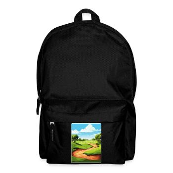 Bethpage Black Golf Club Travel Poster Souvenir - Backpack - black - Front