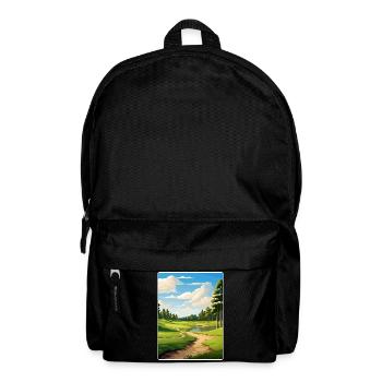 Shadow Creek Golfplatz Reiseposter Souvenir - Rucksack - Schwarz - Vorne