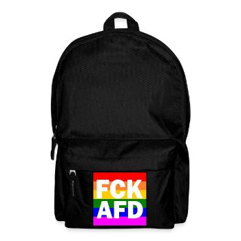 Fck afd - Rucksack - Schwarz - Vorne