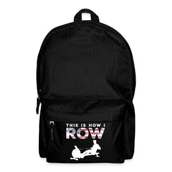 Rowing Machine Rower - Backpack - black - Front