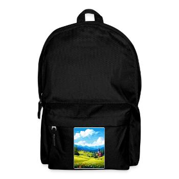 Harz Deutschland Reiseposter Souvenir WPA - Rucksack - Schwarz - Vorne