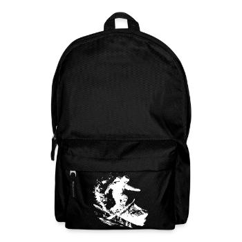 Snowboarder Zeichnung - Rucksack - Schwarz - Vorne