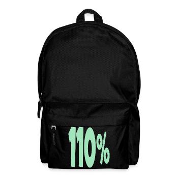 One Hundred and 10 Percent - Backpack - black - Front